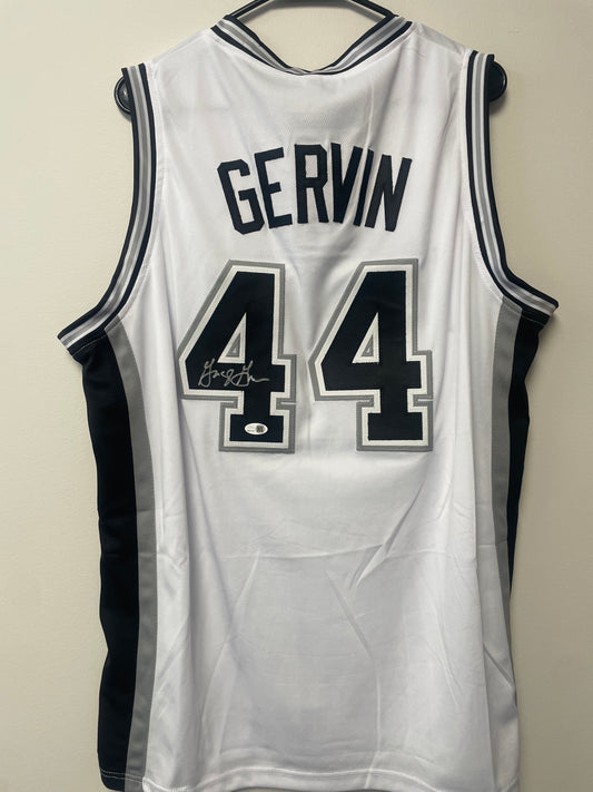 George Gervin Autographed Custom Jersey