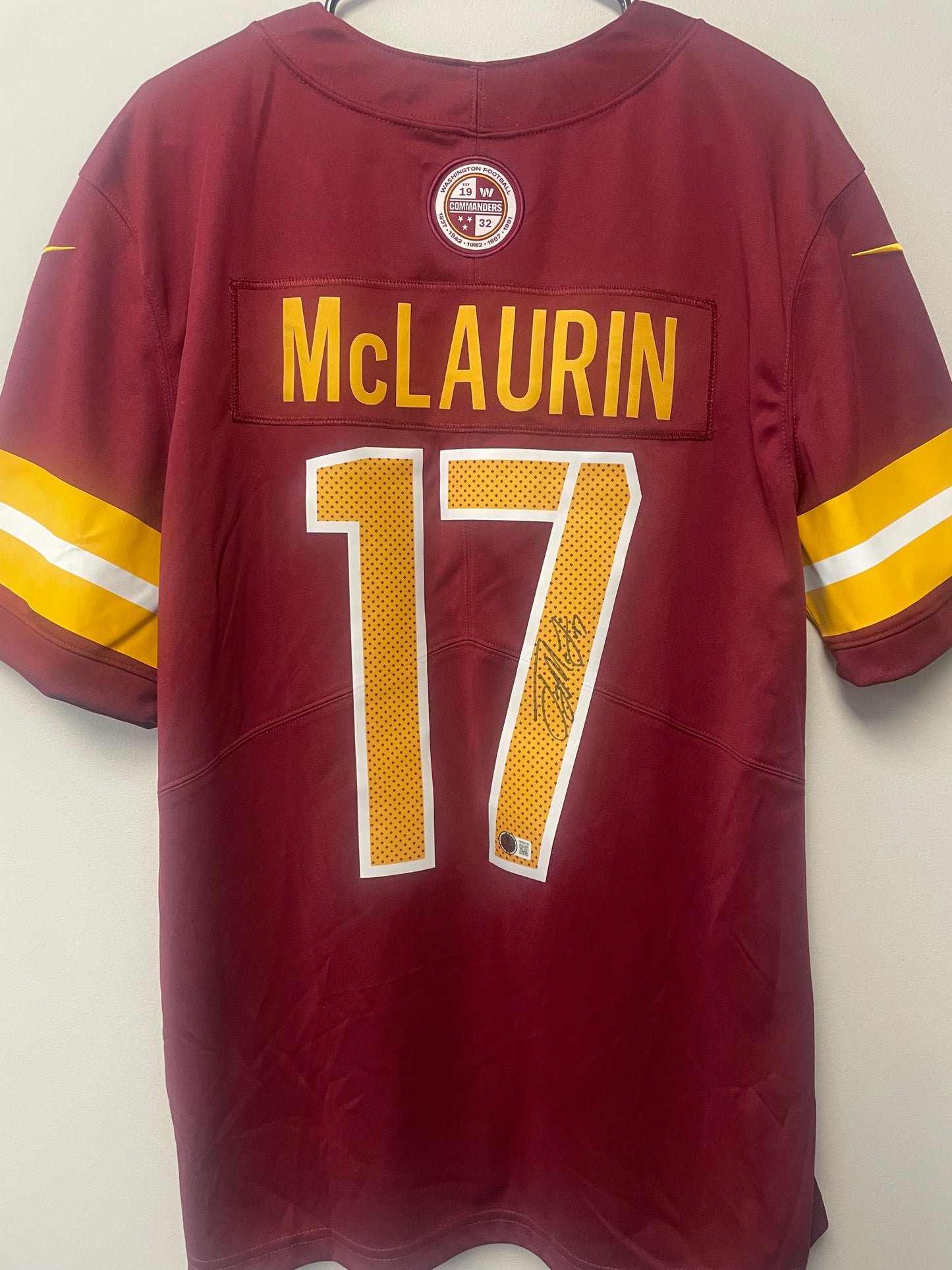 Terry McLaurin Autographed Authentic Jersey
