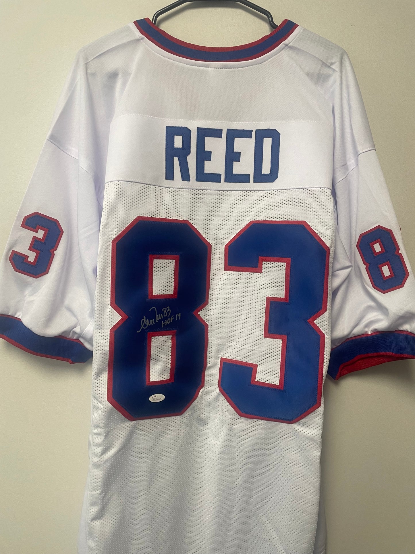 Andre Reed Autographed Custom Jersey