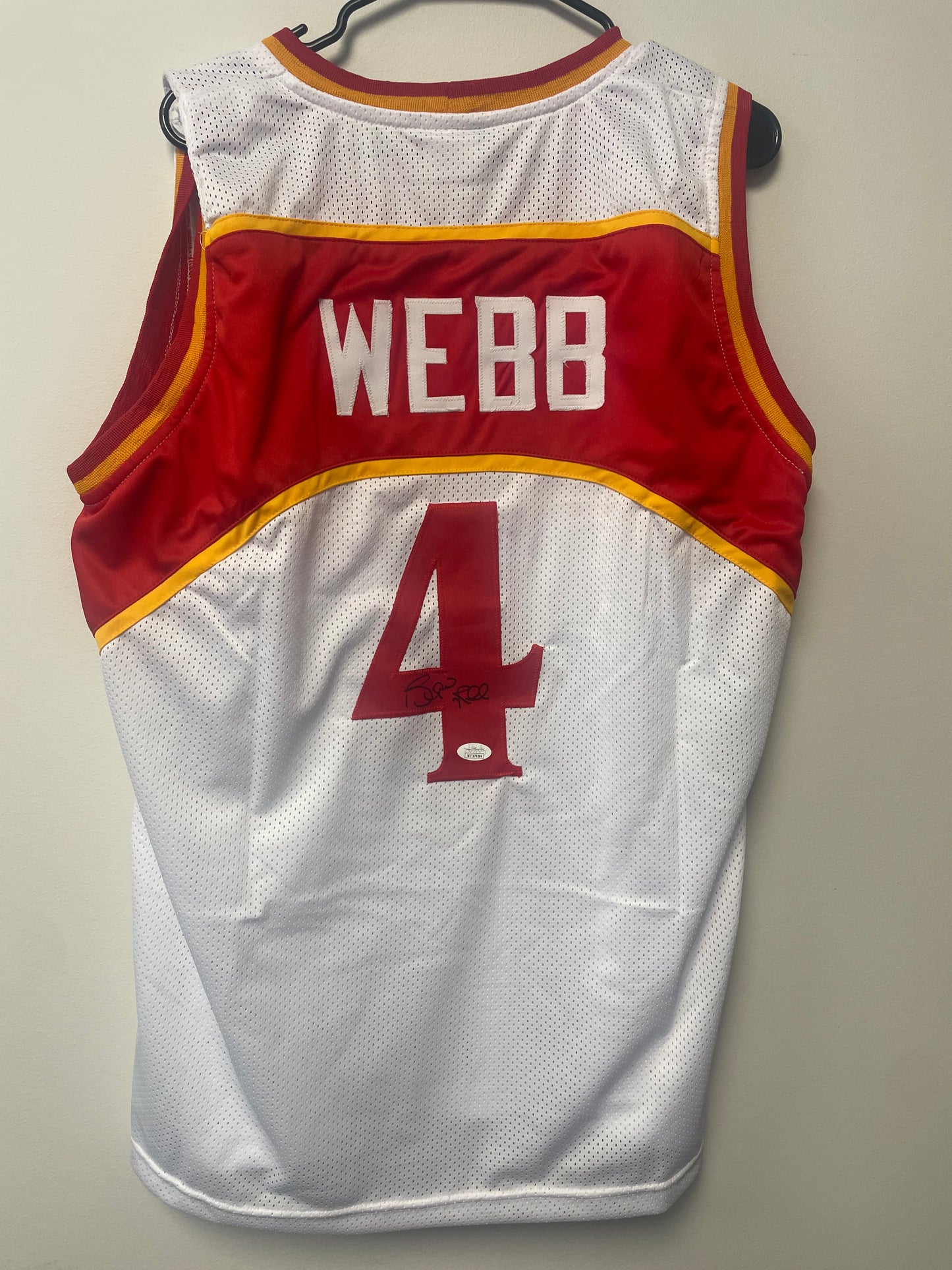 Spud Webb Autographed Custom Jersey