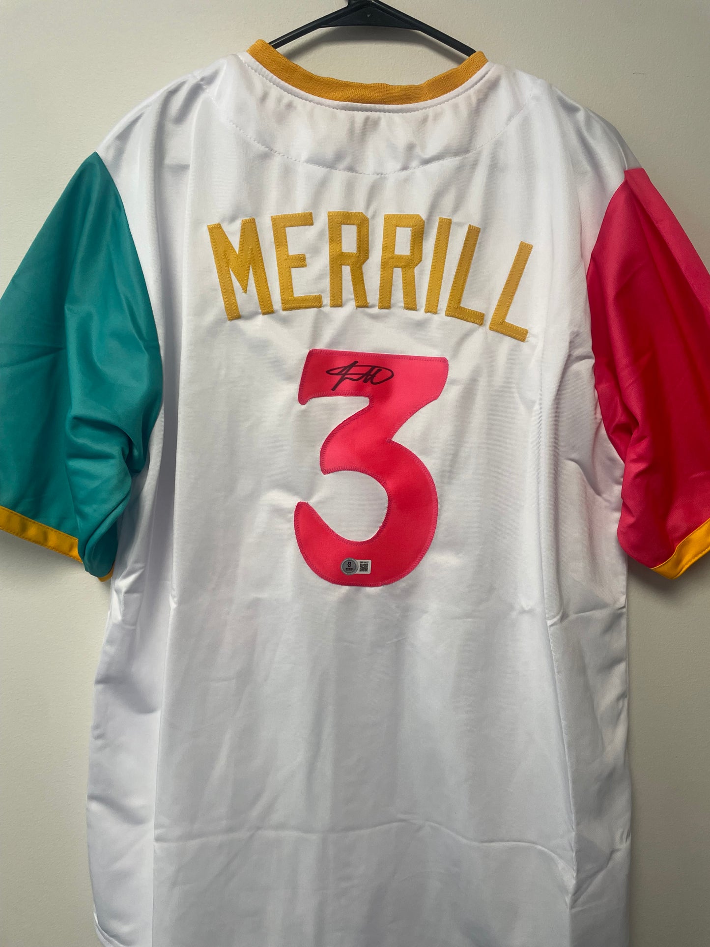 Jackson Merrill Autographed Custom Jersey