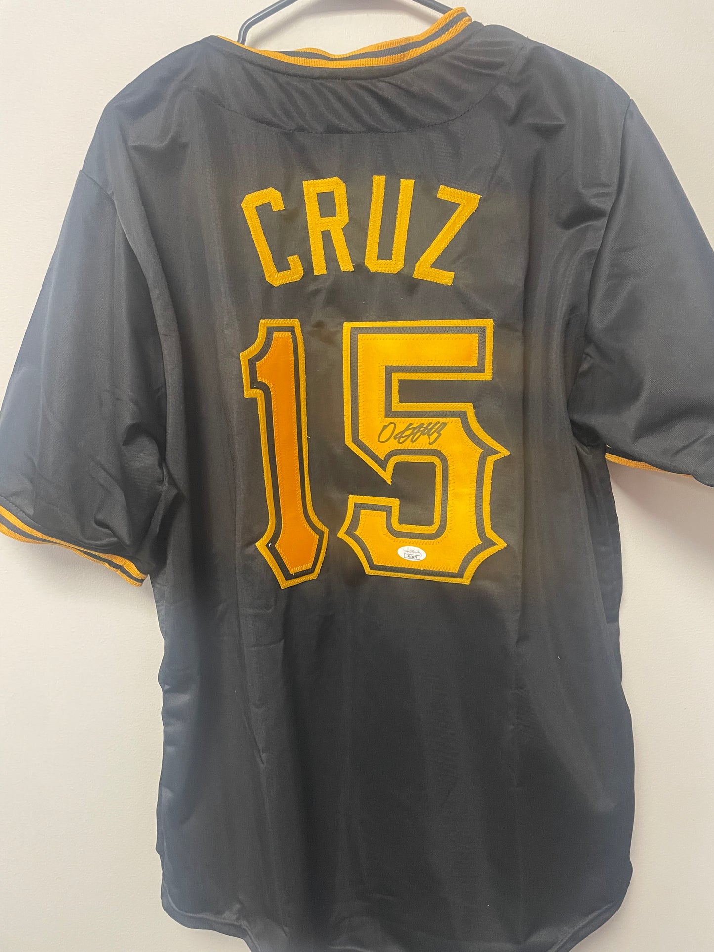 O'Neil Cruz Autographed Custom Jersey