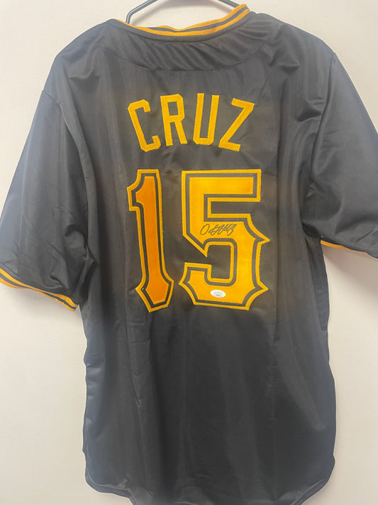 O'Neil Cruz Autographed Custom Jersey