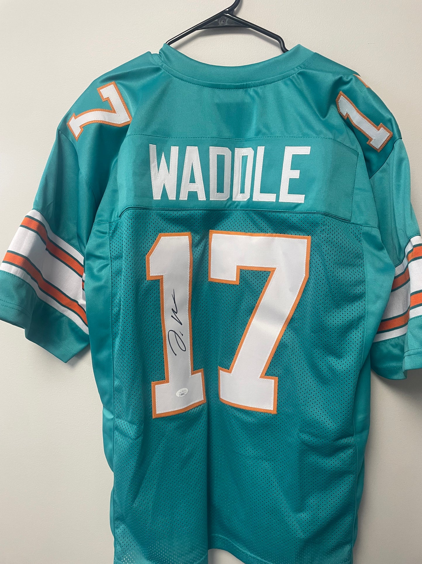 Jaylen Waddle Autographed Custom Jersey