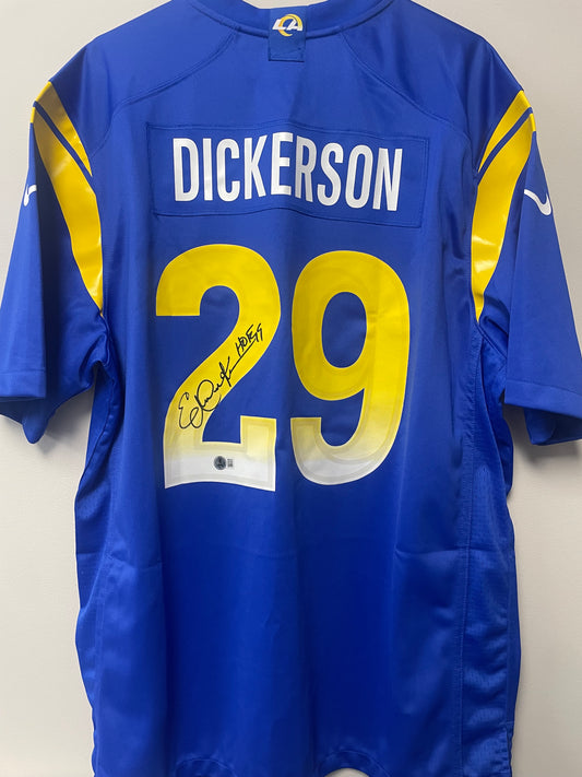 Eric Dickerson Autographed Authentic Jersey