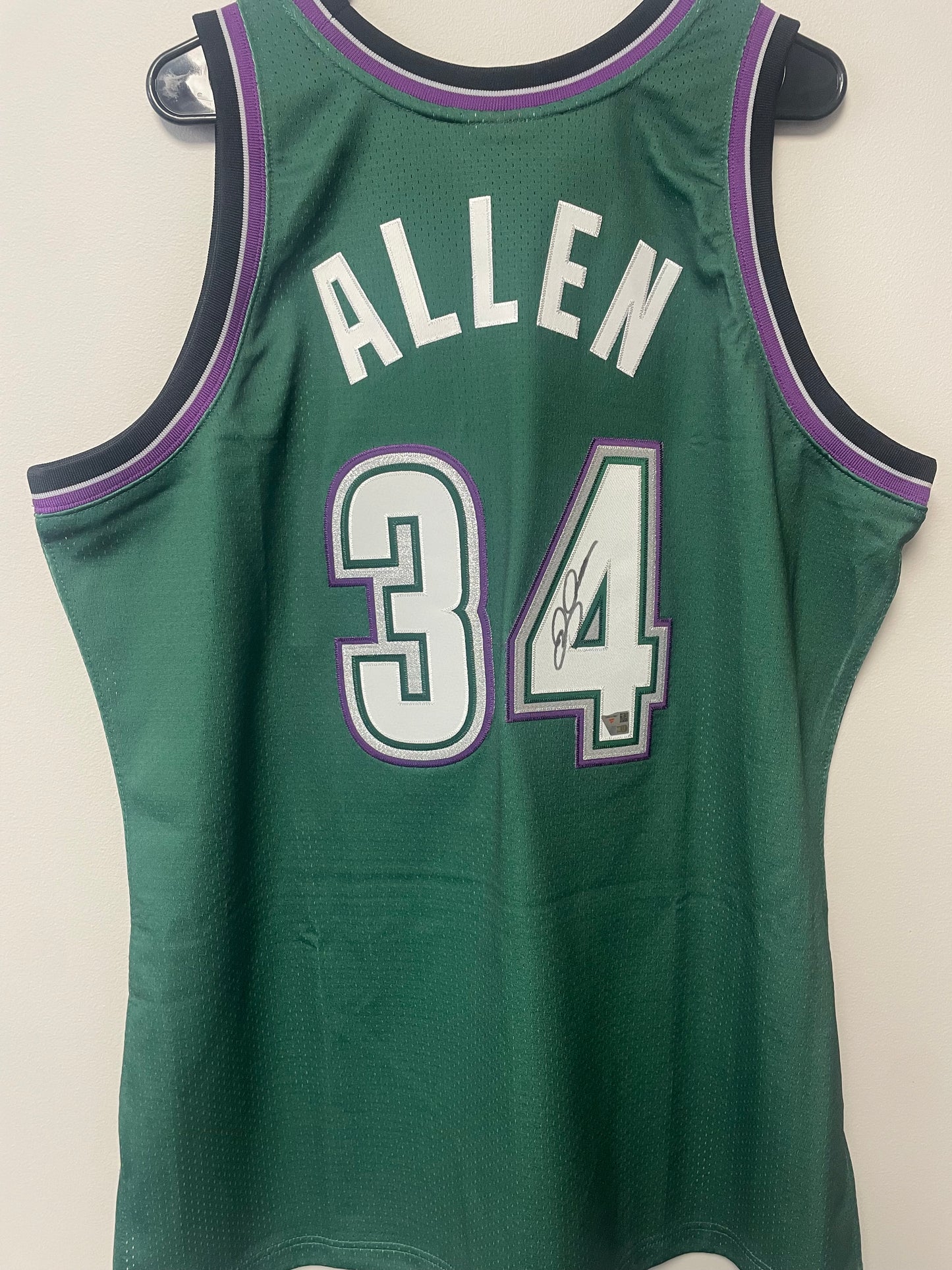 Ray Allen Autographed Authentic Jersey