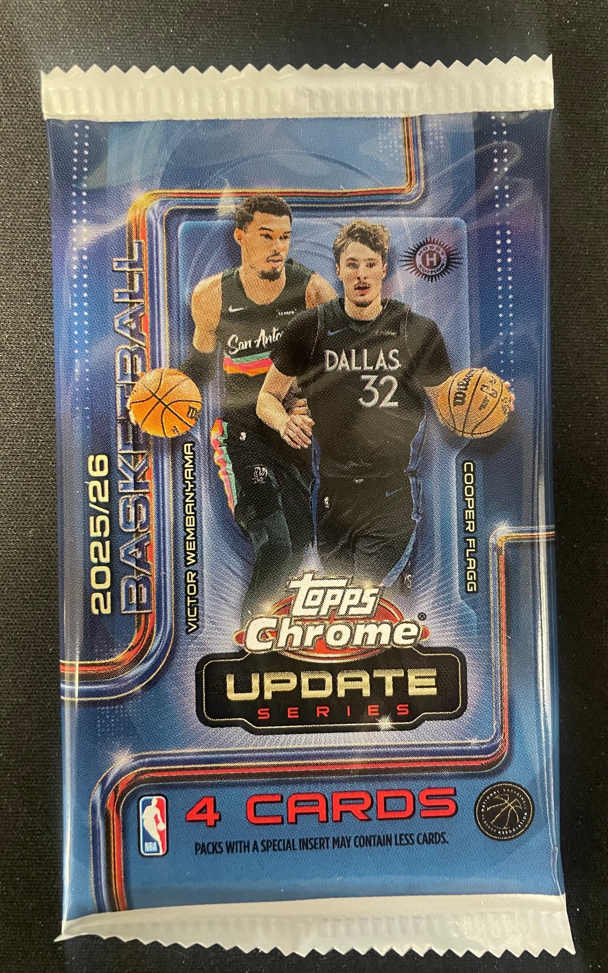 2025-26 Topps Chrome Update Basketball Hobby Pack