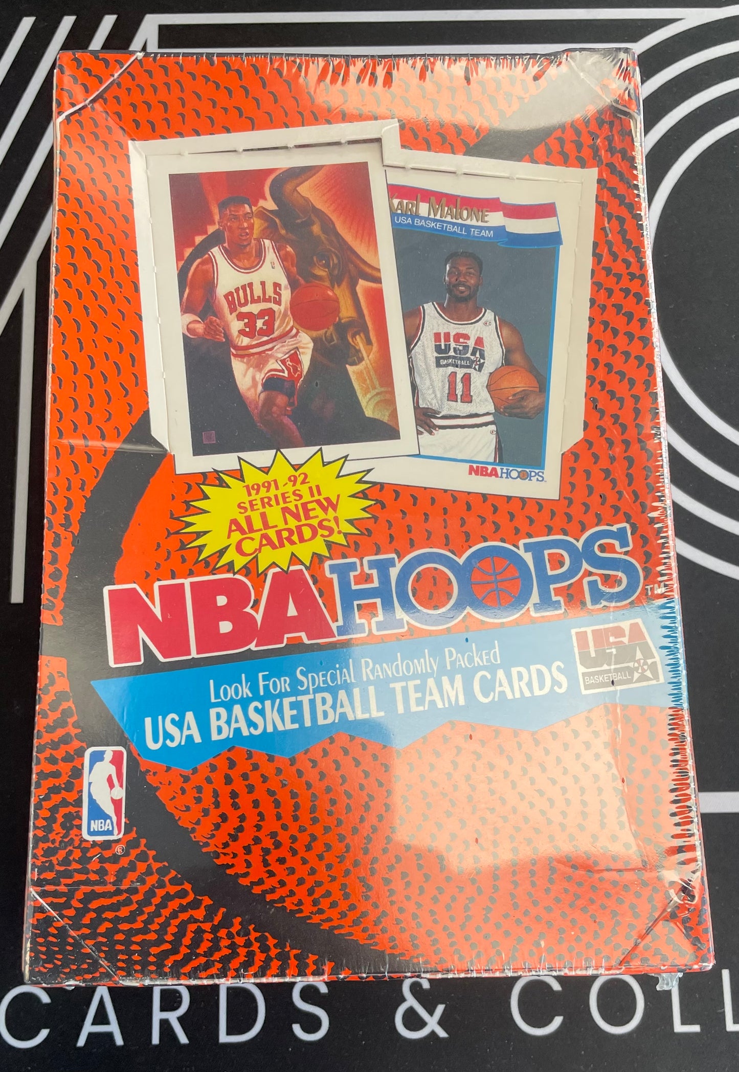 1991-92 NBA Hoops Series 2 Basketball Sealed Wax Box