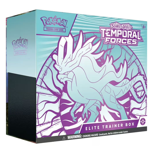 Pokemon Scarlet & Violet Temporal Forces Elite Trainer Box | Walking Wake