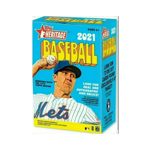 2021 Topps Heritage Baseball Blaster Trading Card Box