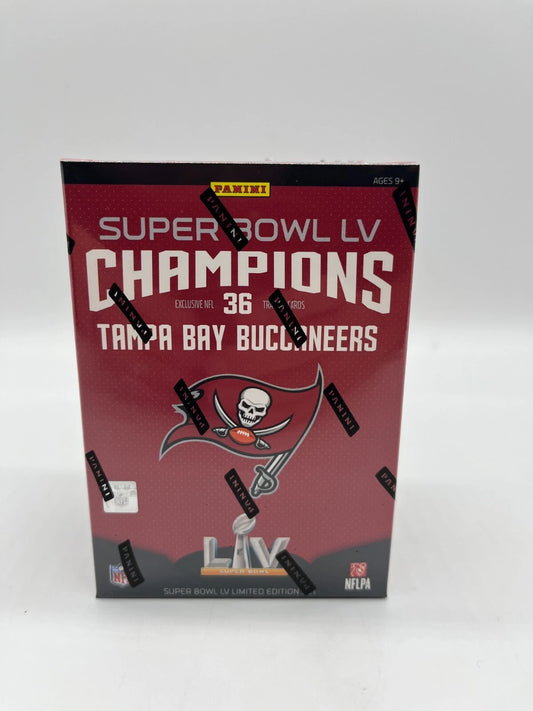 2020 Panini Super Bowl LV Champions Tampa Bay Buccaneers Blaster Sealed Box