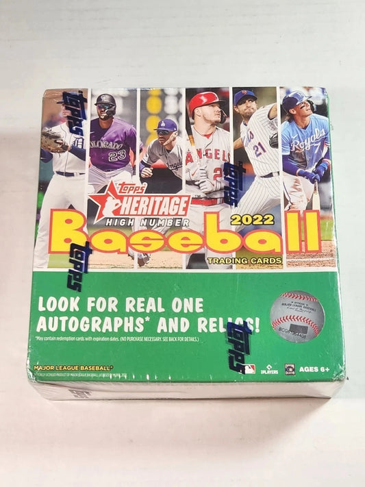 2022 HERITAGE BASEBALL HIGH NUMBER MEGA BOX FACTORY SEALED
