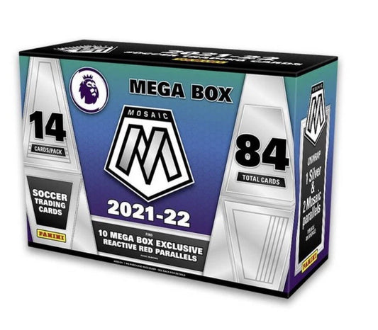 2021-22 Panini Mosaic Premier League Soccer Mega Box