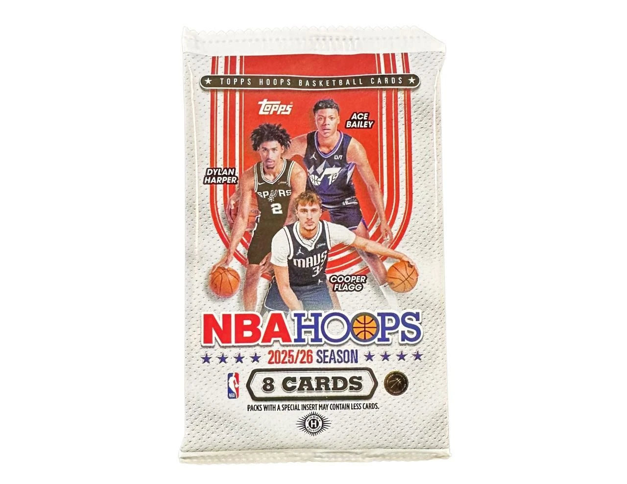 2025/26 Topps NBA Hoops Basketball Hobby Pack