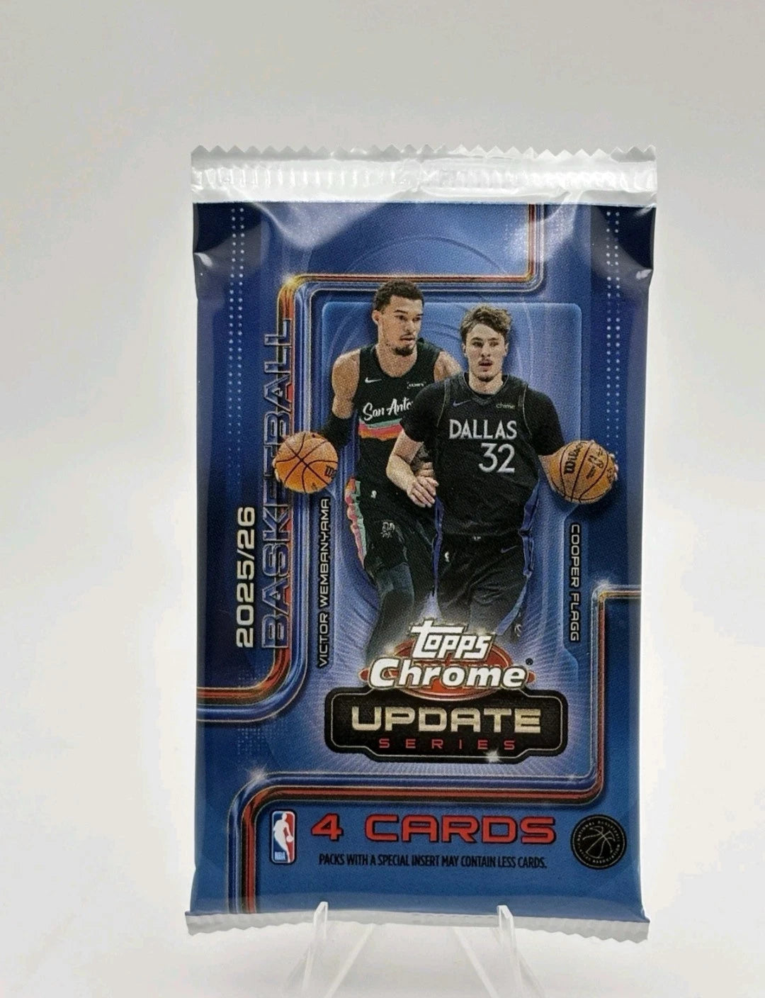 2025-26 Topps Chrome Update Basketball Blaster Pack Sealed