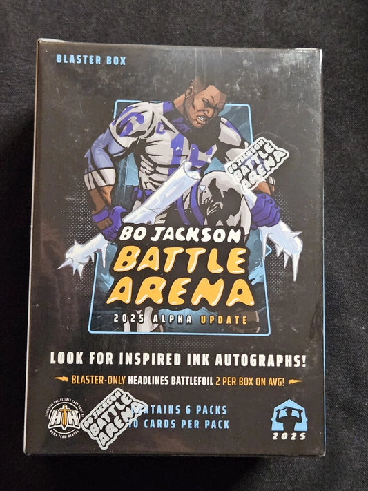 2025 Bo Jackson Battle Arena Alpha Update Blaster Box