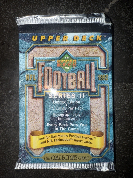 1992 Upper Deck Series 2 Football Pack
