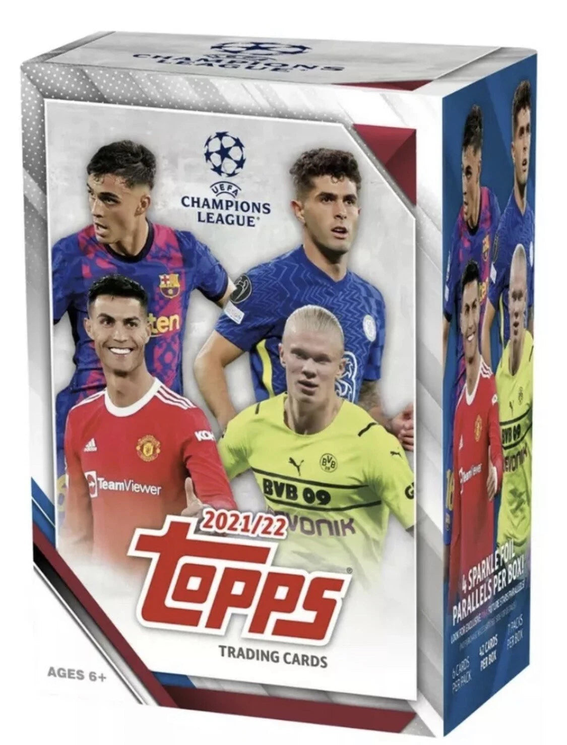 2021-22 Topps UEFA Champions League Collection Soccer 7-Pack Blaster Box