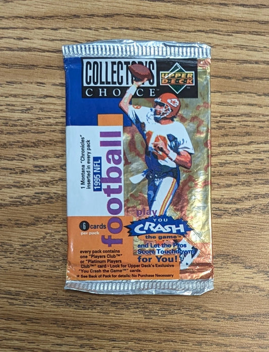 1995 Upper Deck Collector's Choice Football Pack