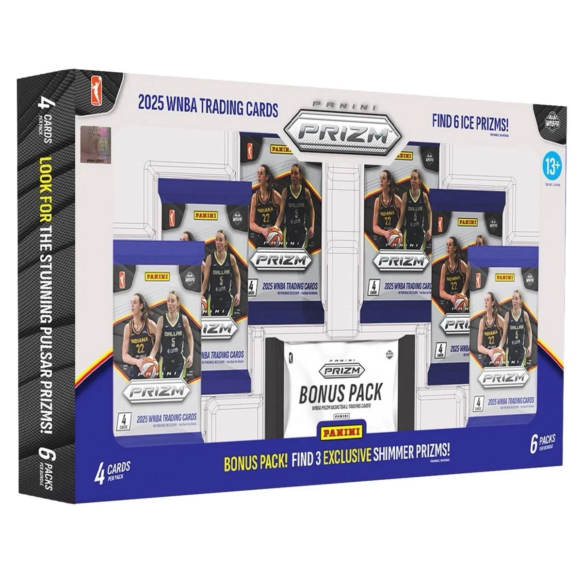 2025 Panini Prizm WNBA Costco Box New Sealed 6 Packs + Bonus Caitlin Clark