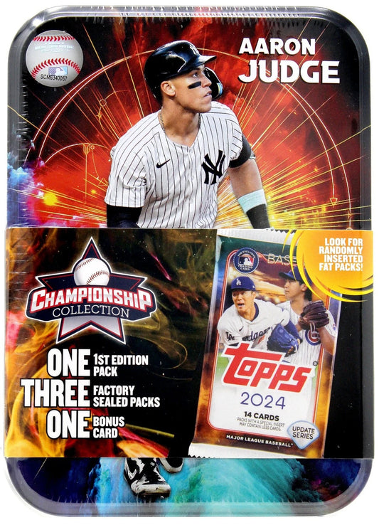 Topps 2025 Championship Collectors Tin Aaron Judge New York Yankees