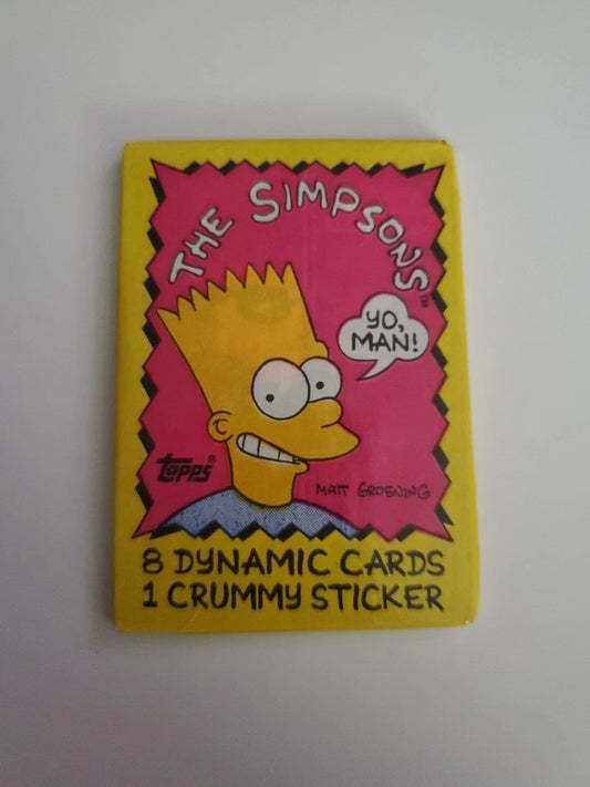 1990 TOPPS THE SIMPSONS TRADING CARD PACK