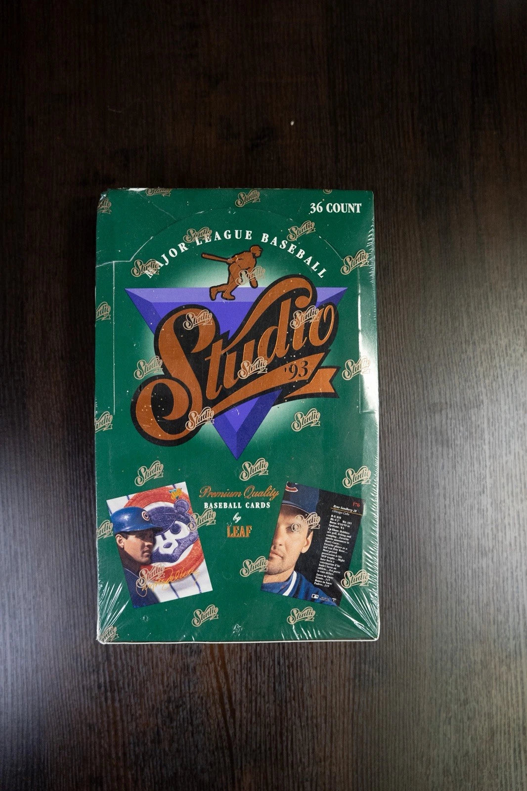 1993 Leaf Studio MLB Baseball Cards Sealed Box 36 Packs