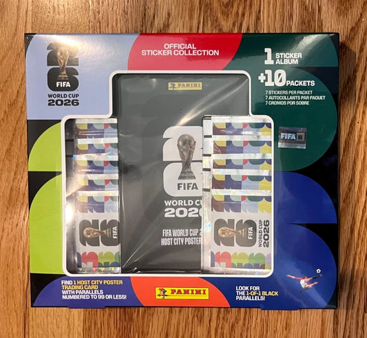 2026 FIFA World Cup Official Sticker Collection Box