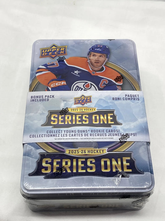 2025-26 Upper Deck Series 1 Hockey Tin