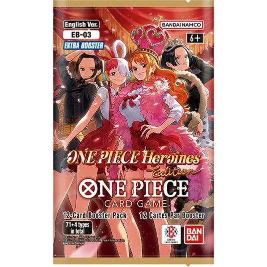 One Piece Card Game EB-03 Heroines Edition English Booster Pack - Factory Sealed
