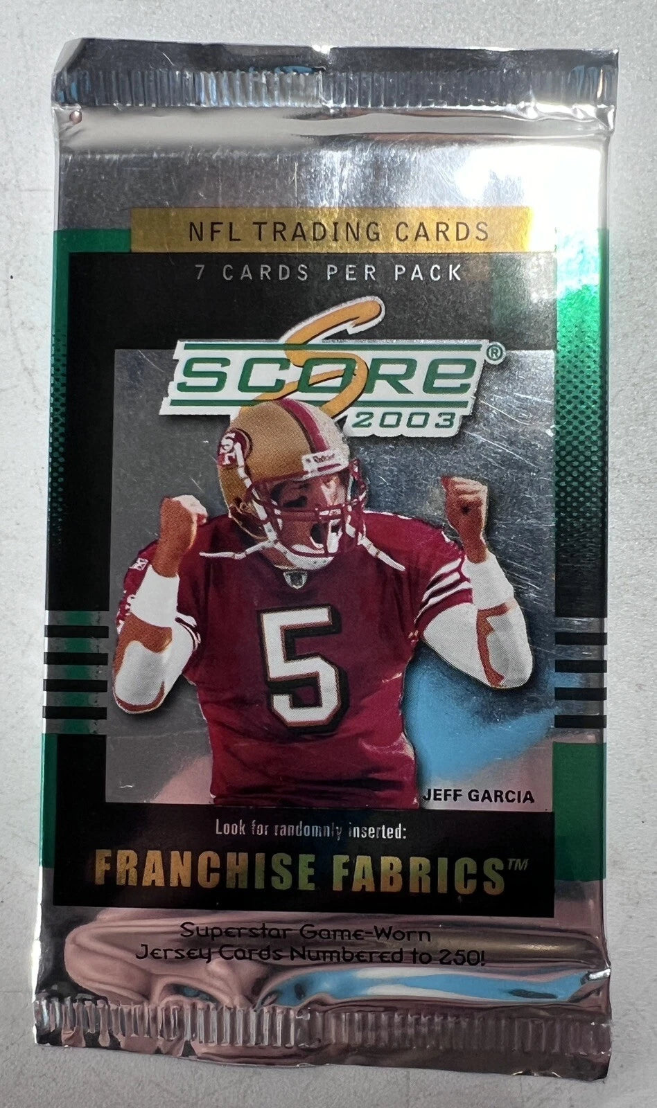 NFL 2003 Score Franchise Fabrics Pack