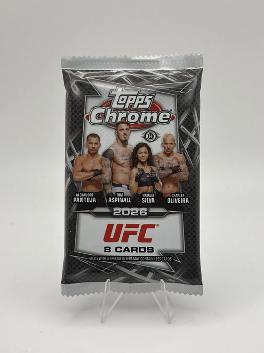 2026 Topps Chrome UFC Single Hobby Pack