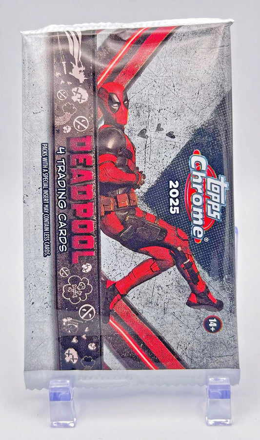2025 TOPPS CHROME DEADPOOL SINGLE BLASTER PACK
