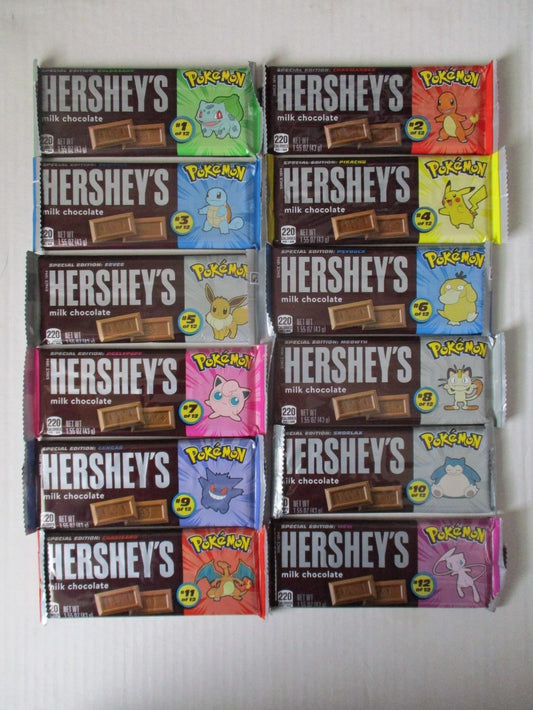 Hershey's Bar Pokémon Edition (Assorted Character's)