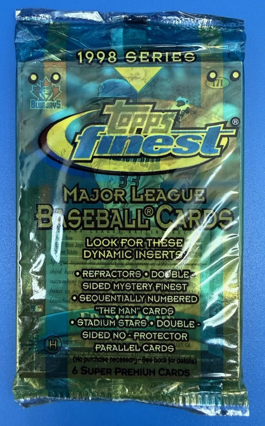 1998 Topps Finest Series 2 Baseball Pack