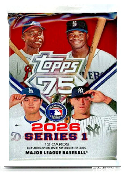 2026 Topps Series 1 75 Anniversary Baseball Pack (Japanese Edition)