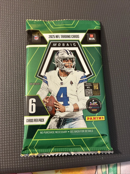 2025 Panini Mosaic Football NFL Blaster Pack