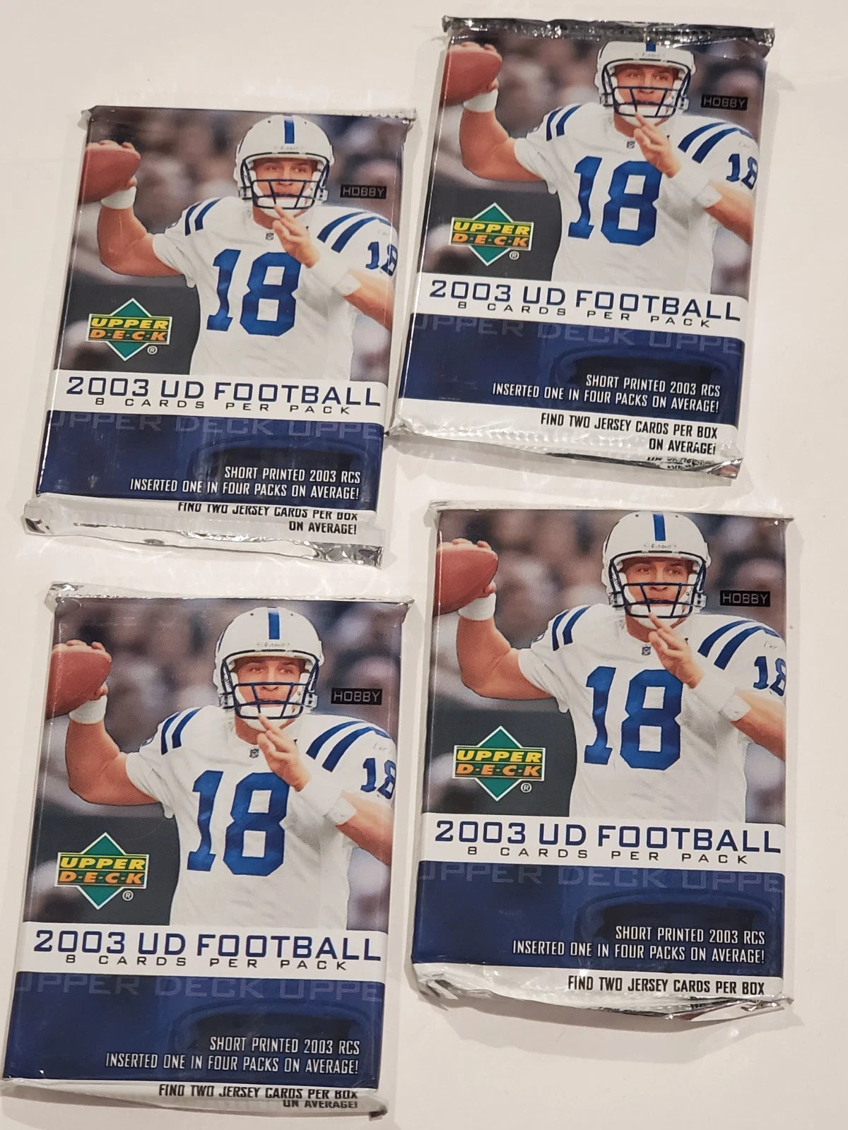 NFL 2003 UD Upper Deck Pack Football