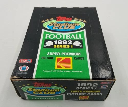 1992 Topps Stadium Club NFL Football Series 1 Box - 36 Sealed Packs