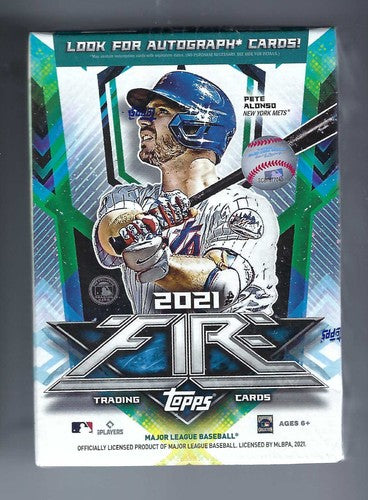 2021 Topps Fire Baseball Sealed Blaster Box