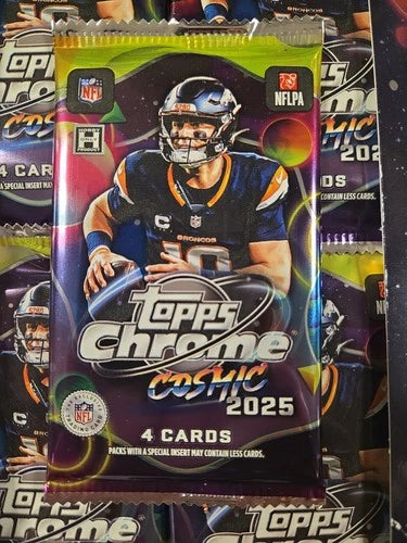 2025 Topps Chrome Cosmic Football Hobby Pack