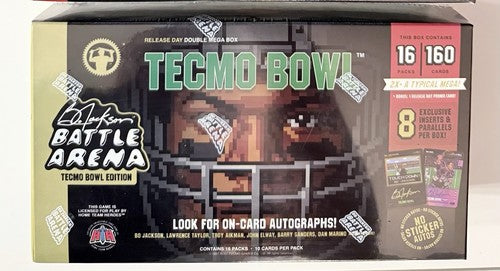 2026 Bo Jackson Battle Arena Tecmo Bowl Release Day Double Mega Box Sealed