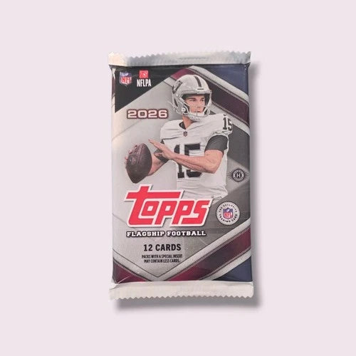 2026 Topps Flagship Football Hobby Box Pack