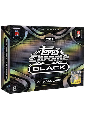 2025 Topps Chrome Black Football Hobby Box