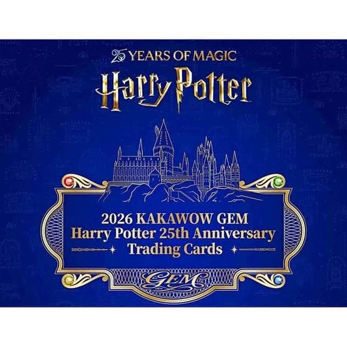 2026 Kakawow Gem Harry Potter 25th Anniversary Trading Cards Hobby Box
