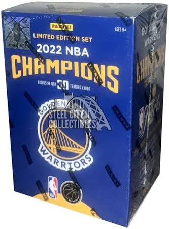 2022 Warriors Panini NBA Champions Basketball Trading Card Blaster Box